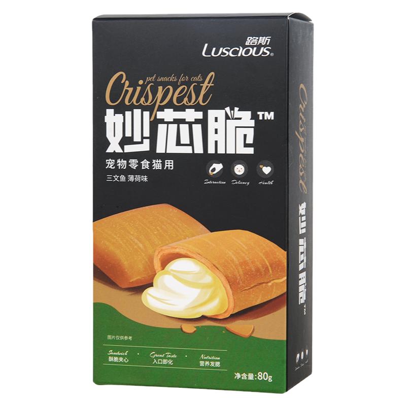 路斯猫饼干夹心酥80g*4盒