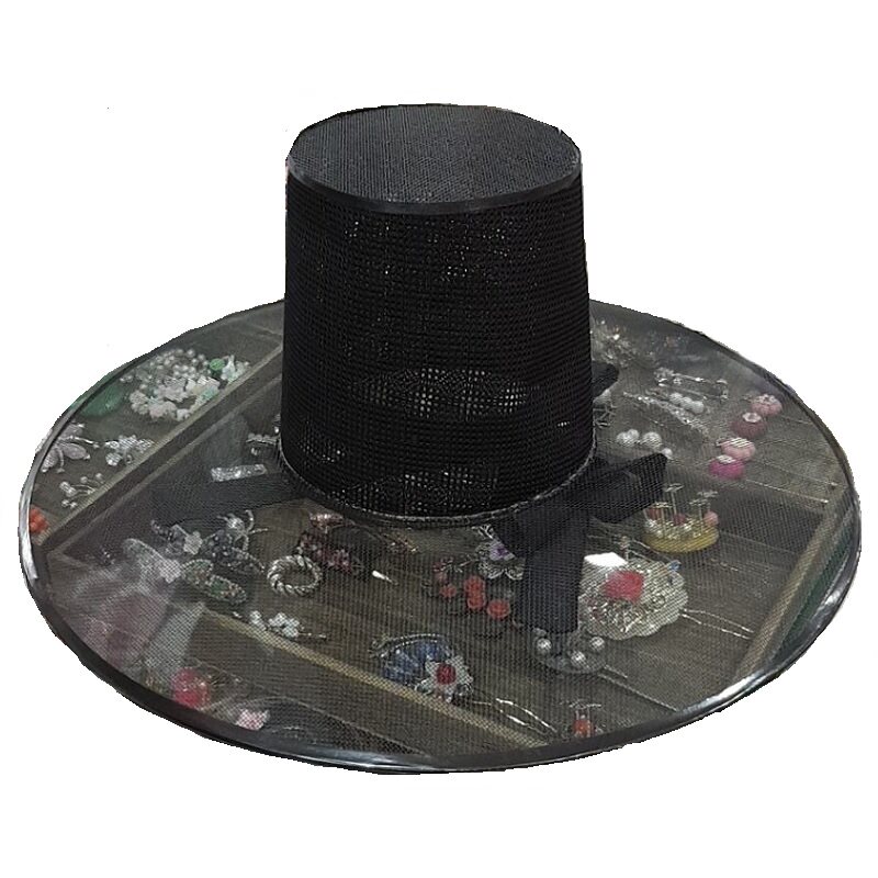 韩国宫廷传统男士大圆帽大长今朝鲜族少数民族大檐帽表演出写真帽