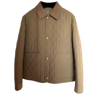 2.6W+好帅好酷！LP老钱风超好看 高端夹棉外套绗缝棉服秋冬新款男