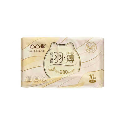 凸凸棉卫生巾夜用280一包10片