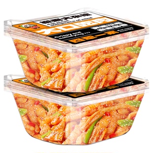 满山馋椒麻大杂烩脆卤无骨鸡爪贡菜网红即食速熟食下饭菜休闲零食