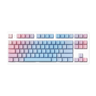 腹灵MK870Pro蓝色妖姬成品机械键盘客制化套件蝮灵87热插拔游戏