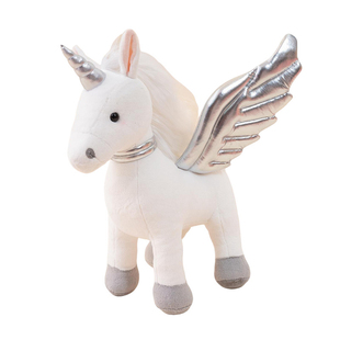 创意可爱仿真梦幻独角兽天马神马彩色飞马毛绒玩具公仔玩偶小马驹