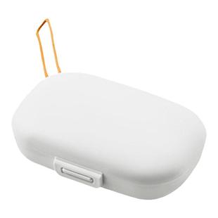 可爱卡通日本药盒大容量便携随身分装迷你小号分格带盖防尘储物盒