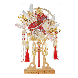 团扇新娘结婚材料包diy双面高级喜扇秀禾婚扇子成品婚礼手工古风