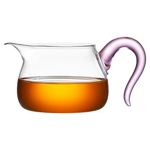 公道杯玻璃耐高温高档高硼硅茶水分茶器过滤小号泡茶海茶具三件套