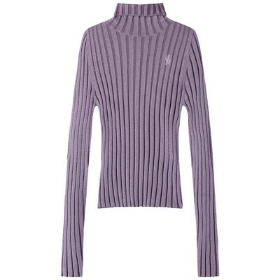 APPARITION仙人掌刺绣高领毛衣