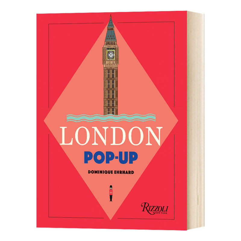 伦敦立体书 London Pop-Up 伦敦最具标志性的古迹,地标和建筑奇观 英文原版旅游摄影读物进口书籍
