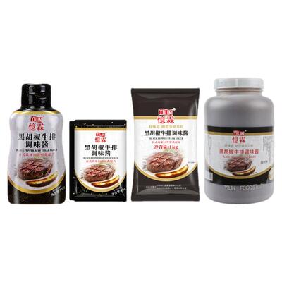 广州忆霖黑胡椒牛排调味酱250g