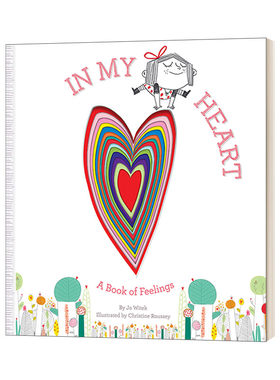 英文原版 In My Heart A Book Of Feelings 我的感觉 儿童情绪绘本 成长的心系列 精装 英文版 进口英语原版书籍
