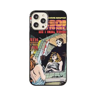 benefit复古海报恐怖电影17适用于iphone16promax苹果15PRO手机壳13新款14套12个性11软壳xsmax硅胶xr防摔8p