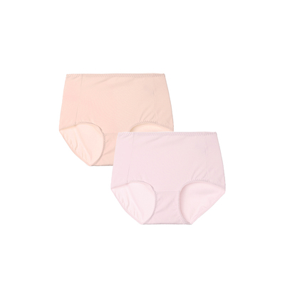 2条装安莉芳棉质高腰三角裤抑菌