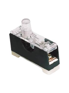 FS-10 FS-101 1P 卡轨式保险座 插座 熔断器座带LED灯 铜件