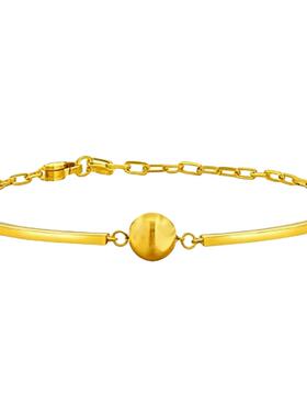 古法沙金猫眼手镯半镯半链送女友