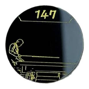 台球杆铭牌小头杆尾堵个性定制TON天然翡翠玛瑙亚克力耐磨美观JP