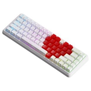 前行者V68无线键盘蓝牙机械手感静音鼠标套装电脑RGB办公游戏专用