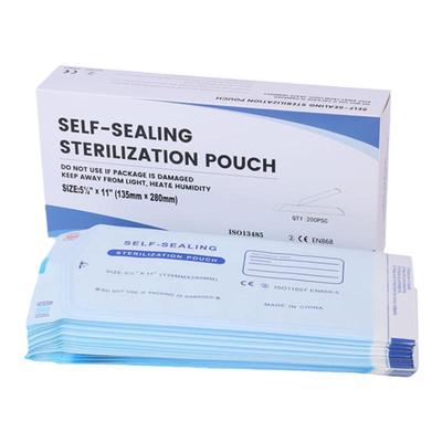 自封灭菌袋 自粘消毒袋一次性美容院暗疮针收纳高温蒸汽密封200片