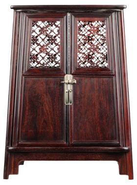 印度小叶紫檀收纳古典国风茶水柜