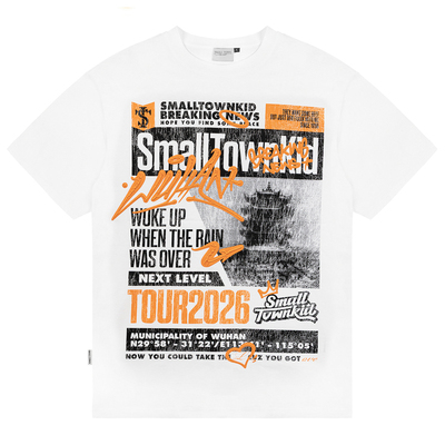 STK SmallTownKid 武汉限定城市纪念短袖T恤男女美式街头设计潮牌
