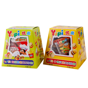印尼进口糖果 YUPI优皮汉堡包软糖100g 超可爱儿童喜爱特色零食品