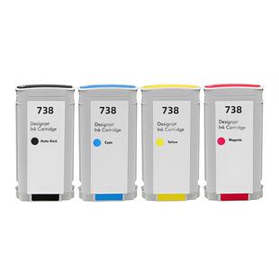 信印T738墨盒适用惠普HP DesignJet T850打印机墨盒T950墨盒T850绘图仪T950打印机HP 738B墨盒HP绘图仪墨盒