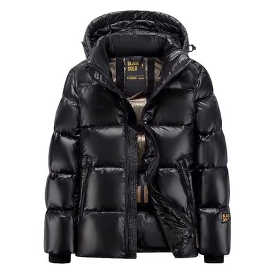 啄木鸟加厚连帽极寒短款鹅绒服男