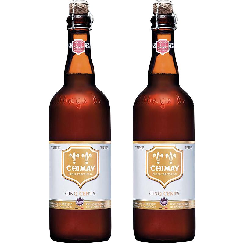智美白帽三料精酿啤酒750ml*2瓶