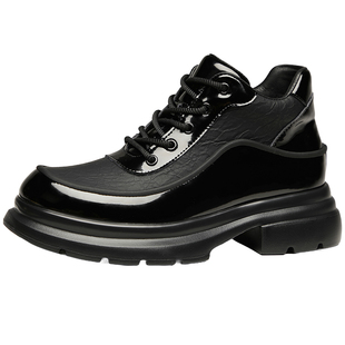 马丁靴男款2025冬季新款厚底短靴英伦潮流百搭男靴中低帮休闲靴子