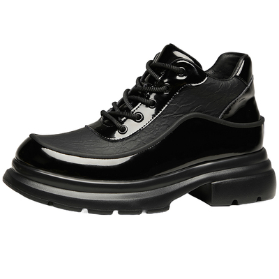 马丁靴男款2026春季新款厚底短靴英伦潮流百搭男靴中低帮休闲靴子