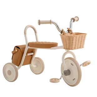 kidpop儿童三轮车脚踏车1—3岁复古单车宝宝脚蹬自行车滑行车礼物