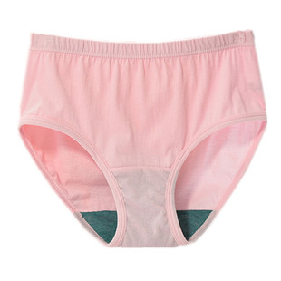 ab内裤女式中老年纯棉高腰宽松抗菌妈妈大码纯色棉质三角短裤2822