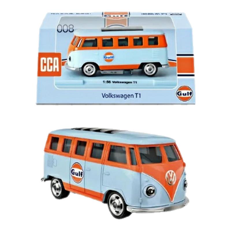 彩珀CCA1:64迷你款海湾石油合金汽车模型甲壳虫巴士福特玩具摆件
