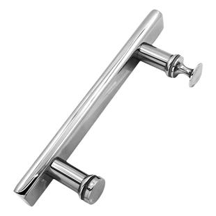 加厚304不锈钢浴室玻璃门拉手卫生间推拉移门把手淋浴房门F型拉手