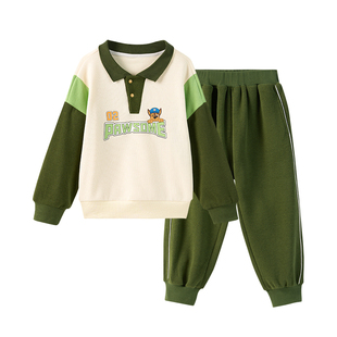 汪汪队男童春装套装2026新款时髦帅气儿童运动春季宝宝男孩衣服潮