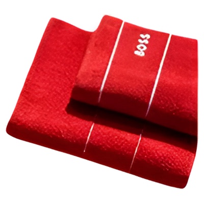 BOSS进口长绒棉Plain系列全棉柔软蓬松毛巾吸水速干方巾亲肤浴巾