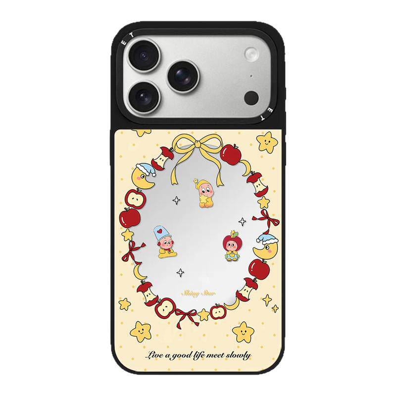 CASETiFiY联名波点苹果星星小孩适用苹果iPhone16pro/17ProMax/15plus手机壳可爱14镜面13磁吸华强北平替潮女