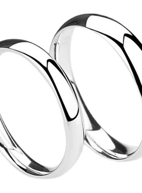 开口可调节男士戒指情侣单身