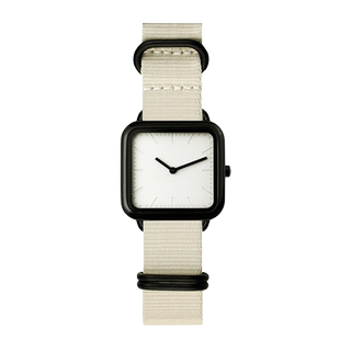 炫酷礼物Enmex 脑洞创意 镜像逆时针腕表 反方向活力色彩帆布手表