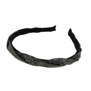 细发箍麻花编织头箍日韩时尚精致水钻带钻发卡外出百搭高级感发窟