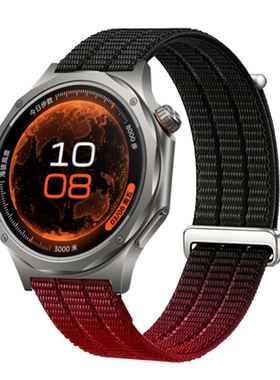 适用于oppowatchx3表带尼龙x2男款4Pro/sport/S编织一加手表2运动OnePlusWatch3透气女跑步22mm夏季渐变轻薄