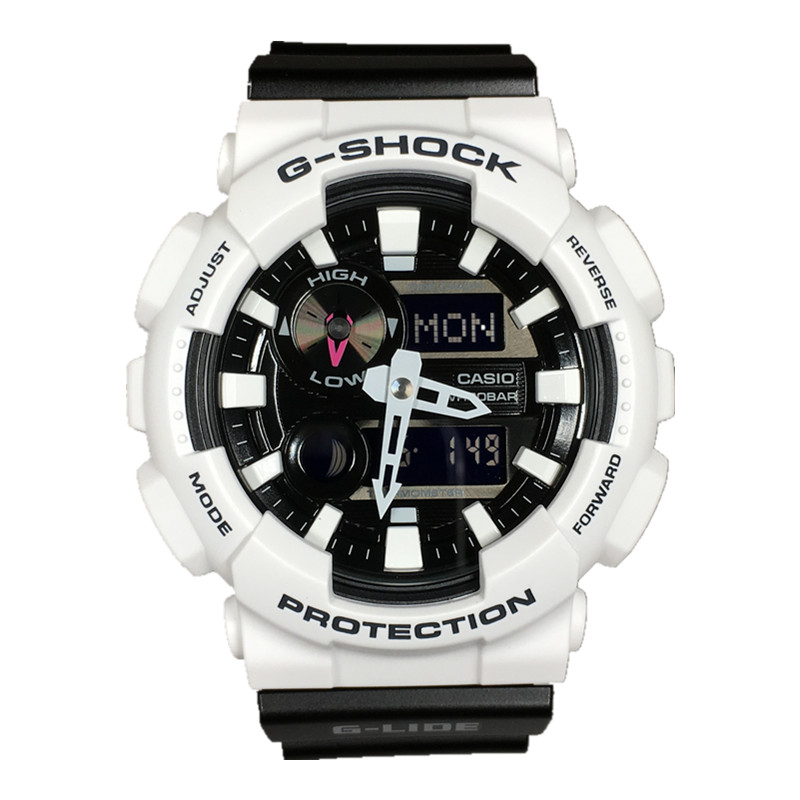 CASIO卡西欧G-SHOCK潮汐月相温度防水运动男女手表GAX-100B-7A/1A