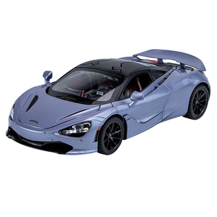 仿真1:24敞篷迈凯伦720S合金跑车模型回力声光赛车儿童玩具小汽车