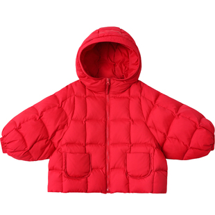 宝宝羽绒服中长款宽松加厚新款女童羽绒服中小童装外套22207