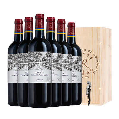拉菲凯萨天堂古堡AOC红酒整箱装
