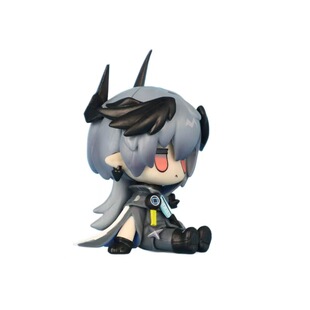 新品 明日方舟星星环屿逻各斯手办 Q版坐姿公仔桌面车载摆件