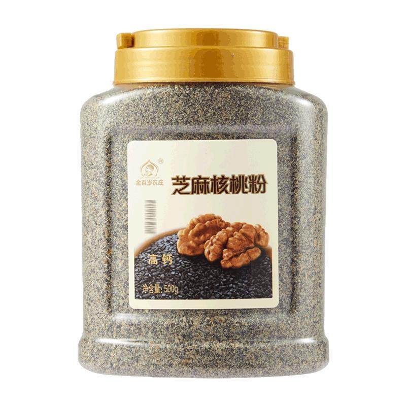 金百岁农庄纯黑芝麻核桃粉