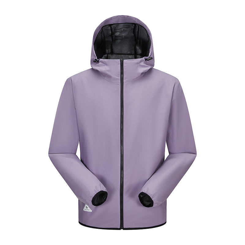 美特斯邦威男女同款夹克秋季简洁舒适防水防风运动连帽功能性