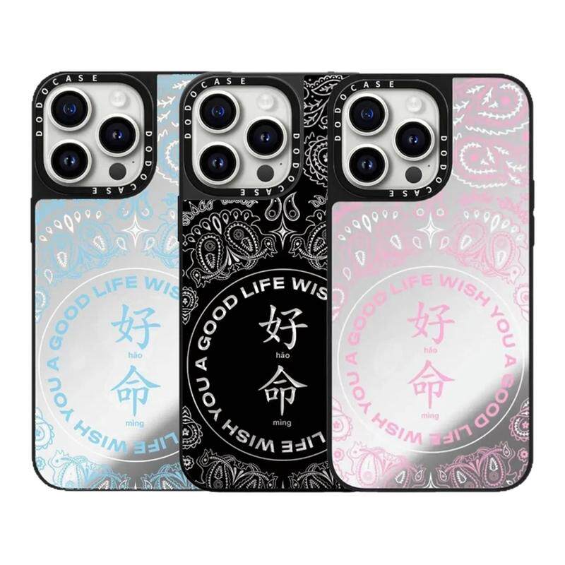CASETiFiY黑色文字好命16Pro适用iPhone17ProMax苹果15plus手机壳孙千/程潇/宋茜同款14磁