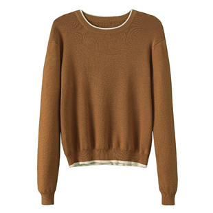 短款毛衣秋冬女装2025新款修身内搭针织打底衫小个子独特漂亮上衣