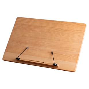 进口榉木绘画架阅读架实木儿童绘本支架画画读书架笔记本架加大号